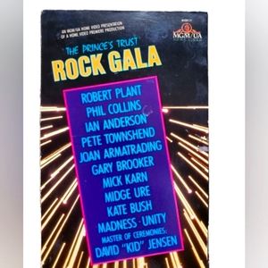 Prince's Trust Rock Gala VHS Tape Variety of popular rockers